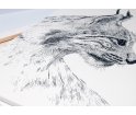 Obraz LYNX ONWALL - czarno-biały, 120x160cm