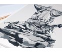 Obraz SEDINA ONWALL - czarno-biały, 120x160cm