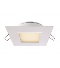 Lampa sufitowa łazienkowa LED Deko-Light - biała, kwadratowa, 3W, IP44