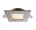 Lampa sufitowa łazienkowa LED Deko-Light - srebrna, kwadratowa, 3W, IP44