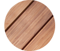 Stół SKETCH HOUE - 160x88cm, bambusowy, szara podstawa, na zewnątrz