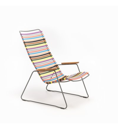 Krzesło ogrodowe CLICK Lounge Chair HOUE - różne kolory, na zewnątrz