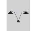Lampa biurkowa Gear table double Northern - czarna
