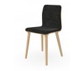 Krzesło tapicerowane Malmö TON - dąb