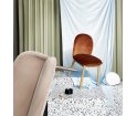 Fotel tapicerowany ACE LOUNGE CHAIR Normann Copenhagen - różne kolory tapicerki, 2 kolory stalowych nóg