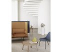 Krzesło tapicerowane FIBER LOUNGE CHAIR TUBE BASE MUUTO - różne kolory