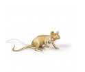 Lampa Mouse Gold Seletti - wersja leżąca, złota