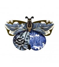 Dekoracja ścienna ze schowkiem Motyl Tosca MIHO 