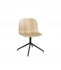 Krzesło na podstawie krzyżakowej VISU Wide Chair Muuto - różne kolory