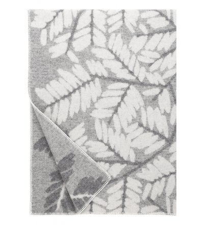 Pled wełniany VERSO Lapuan Kankurit -  130 x 180 cm, szary