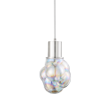 Lampa wisząca Glasblase Bolia - bańka typ 2, satynowa/tęczowa