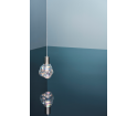 Lampa wisząca Glasblase Bolia - bańka typ 2, satynowa/tęczowa