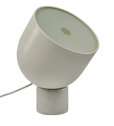 Lampa stołowa Faro Bolia - biały marmur/matowa biel