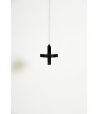 Lampa wisząca XL Plus ENOstudio - średnica 30cm - czarna