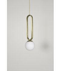 Lampa wisząca Cime ENOstudio - średnica 12cm - mosiądz
