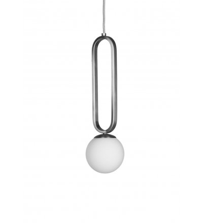 Lampa wisząca Cime ENOstudio - średnica 12 cm, srebrna