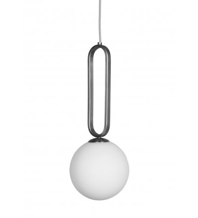 Lampa wisząca Cime ENOstudio - średnica 20 cm, srebrna