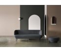 Sofa 3-osobowa Cornice ENOstudio - szara, tkanina Ontario 96