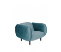Fotel Moïra ENOstudio - błękitny / aksamit