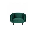 Fotel Moïra ENOstudio - turkusowo-zielony / aksamit
