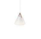 Lampa wisząca Strap 27 Nordlux Design For The People - biała ze szkła