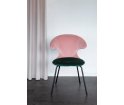 Krzesło tapicerowane Time Flies UMAGE - Pale Rose / Forest Green / różne kolory nóg