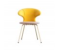 Krzesło tapicerowane Time Flies UMAGE - Canary Yellow / Pale Rose / różne kolory nóg