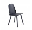 Krzesło drewniane NERD Muuto - midnight blue