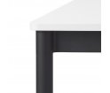 Stół BASE TABLE 140 x 80 cm MUUTO - biały laminat/ABS, różne kolory nóg