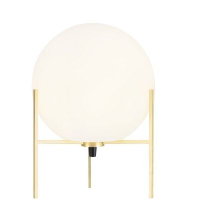 Lampa stołowa Alton Nordlux - miedziana, białe szkło