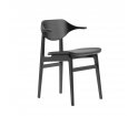 Krzesło tapicerowane Buffalo Dining Chair NORR11 - kolekcja tkanin Velvet, czarne
