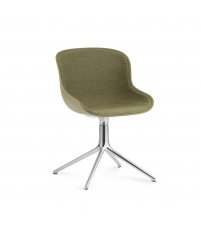 Krzesło tapicerowane HYG CHAIR FRONT SWIVEL 4L Alu Normann Copenhagen - różne kolory, aluminiowa podstawa