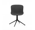 Krzesło tapicerowane HYG CHAIR FRONT SWIVEL 4L Normann Copenhagen - różne kolory, czarna podstawa