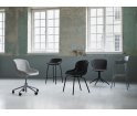 Krzesło tapicerowane HYG CHAIR SWIVEL 5W Gaslift Alu Normann Copenhagen - różne kolory, aluminiowa podstawa