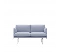 Sofa Studio 140 cm OUTLINE MUUTO - aluminiowa podstawa, wysokość siedzenia 45cm, różne kolory