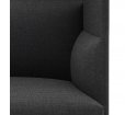 Sofa 1-osobowa OUTLINE HIGHBACK MUUTO - czarna podstawa, wysokość siedzenia 45cm, różne kolory
