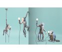 Lampa Monkey Seletti - wersja wisząca, małpka huśtająca się