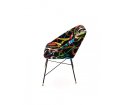 Krzesło tapicerowane Seletti - wzór Snakes