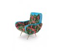 Fotel tapicerowany Seletti - wzór Roses