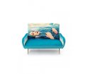Sofa tapicerowana 2-osobowa Seletti - wzór Sea girl
