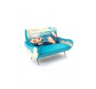 Sofa tapicerowana 2-osobowa Seletti - wzór Sea girl