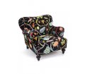 Fotel tapicerowany Botanical Diva Seletti - wersja czarna
