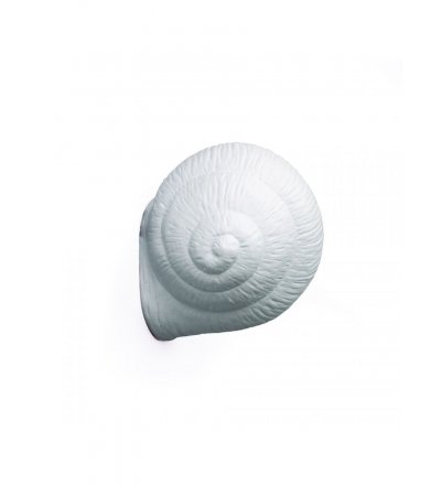 Wieszak ścienny Snail Sleeping Seletti - biały