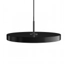 Lampa Asteria medium black / black top UMAGE - czarna / czarny dekor