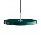 Lampa Asteria forest / steel top UMAGE - ciemnozielona / stalowy dekor