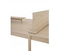 Stół biurowy Linear System Table Muuto - konfiguracja 3, dębowy