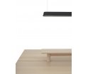 Stół biurowy Linear System Table Muuto - konfiguracja 3, dębowy