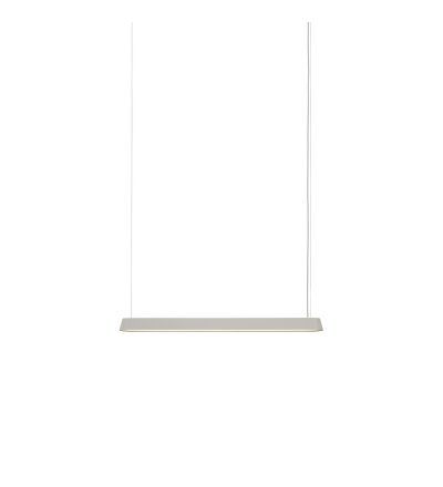 Lampa wisząca Linear Pendant Lamp Muuto - 87,2 cm, szara