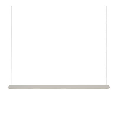 Lampa wisząca Linear Pendant Lamp Muuto - 169,2 cm, szara