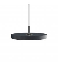 Lampa Asteria mini anthracite / black top UMAGE - antracytowa / czarny dekor